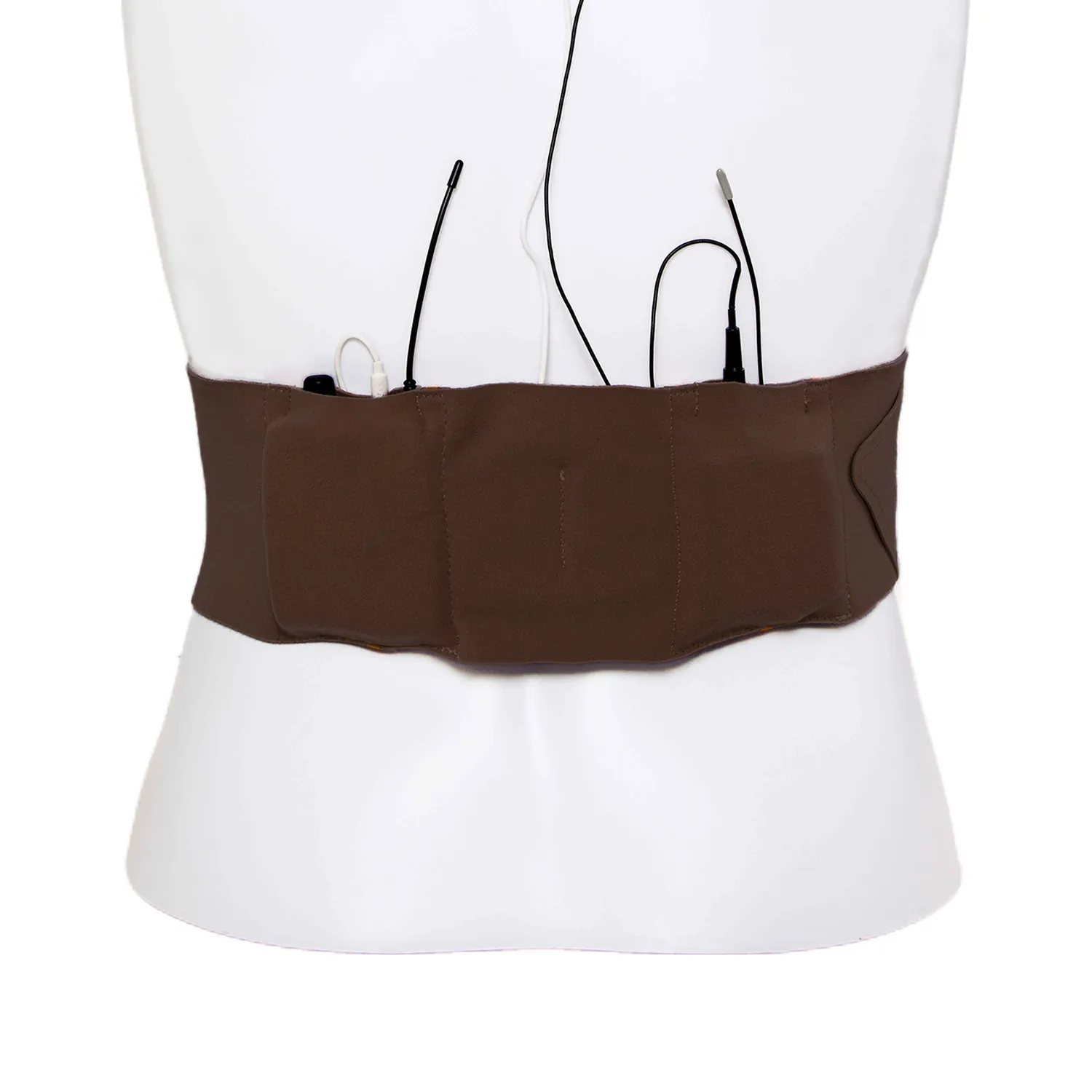 Viviana Straps Extreme Waist Double Pouch for Shure ADX1M: a double pouch waist strap worn.