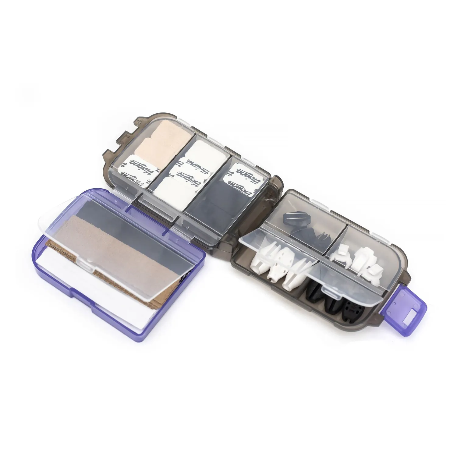 Viviana Accessories Box: the purple box open.