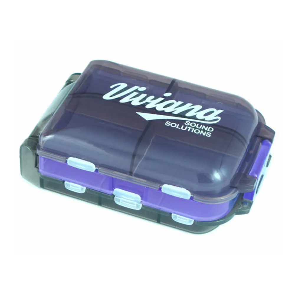 Viviana Accessories Box: the purple box closed.