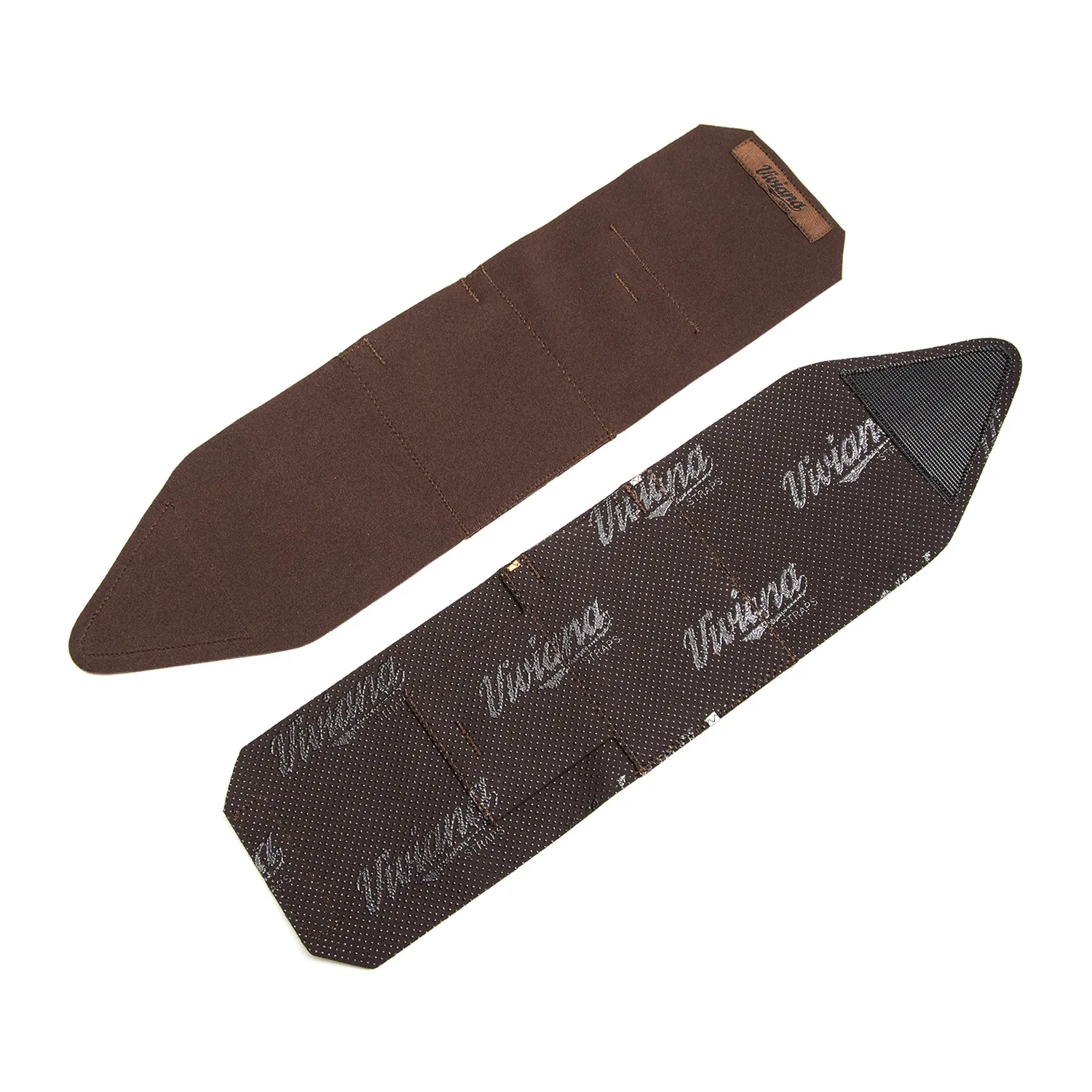 Viviana Straps Extreme Ankle Low Profile: ankle straps laid flat, grip side up.