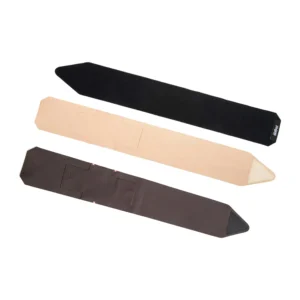Viviana Straps Original Waist: black, beige, and brown waist straps laid side by side.
