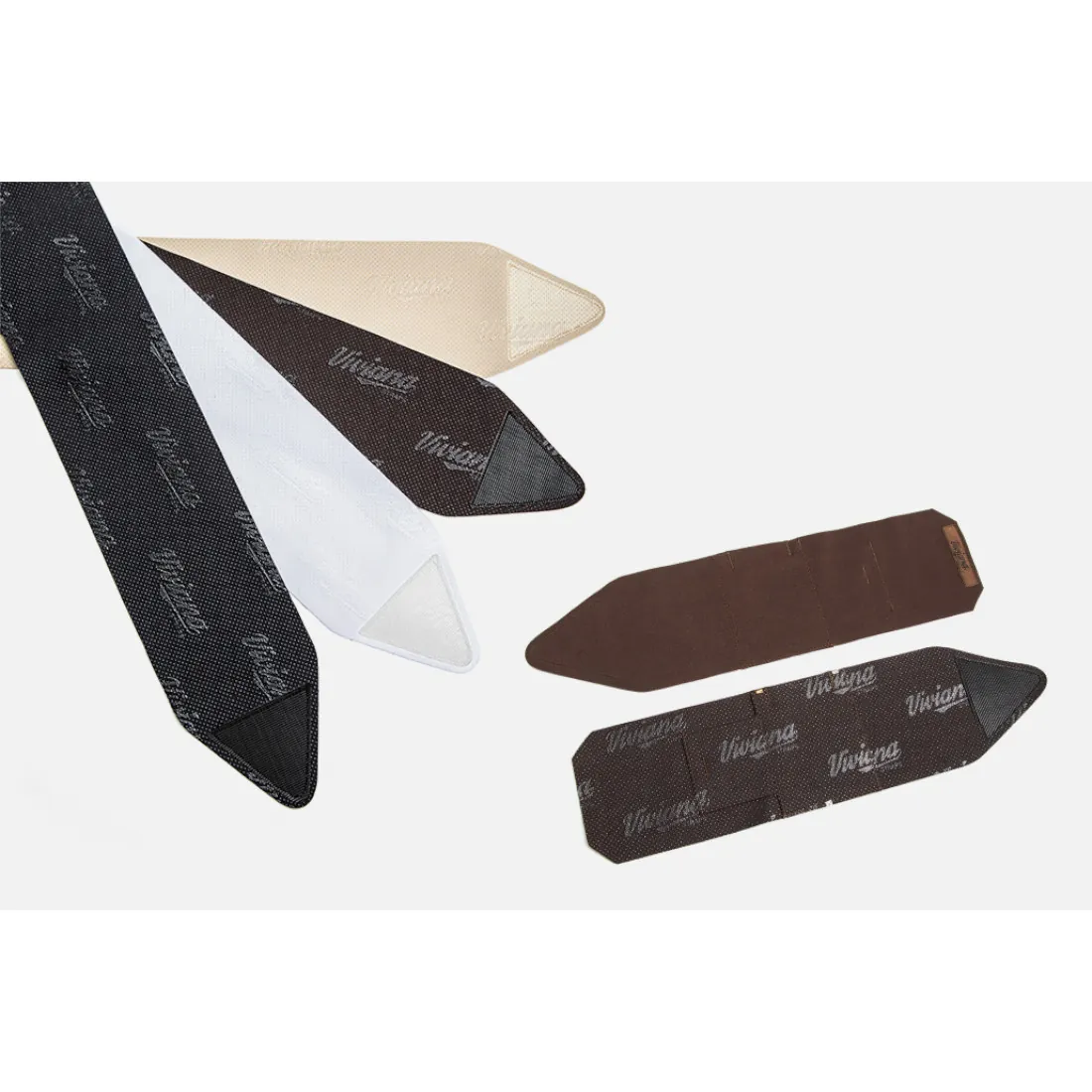 Viviana Straps Extreme Waist Low Profile Double Pouch: straps in four colors.