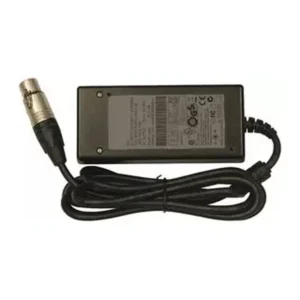 Wisycom AL1265XF Power Supply: The AL1265XF power supply brick with its XLR-4F cable.