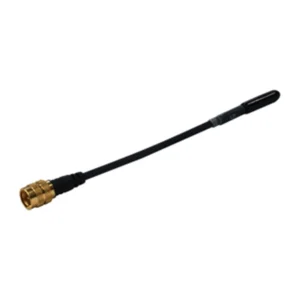 Wisycom AWN42 UHF Whip Antenna with SMA Connector: The AWN42 whip antenna with its straight SMA connector.