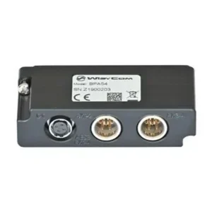 Wisycom BPA54 Stand Alone End Plate for MCR54 Receiver: The BPA54 rear panel with its Hirose and mini XLR connectors.