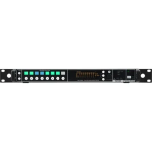 Wisycom MAT288 Wideband Diversity Matrix/Combiner: The MAT288 rack unit front panel.