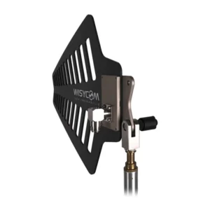 Wisycom LBN2-LNN2 Wideband Antenna: The antenna from the side, showing the mounting bracket.
