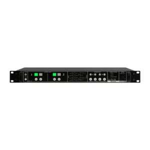 Wisycom SPL2216/SPL2208 Wideband Active Antenna Combiner: The SPL2216 rack unit front panel.