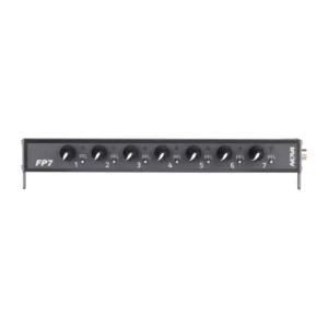 Zaxcom Nova FP7 Fader Extension Panel: The Nova FP7 on its own, with its seven faders.