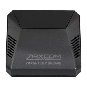 Zaxcom ZGB GUI Bridge: The ZGB GUI Bridge, with its vented top and ZaxNet GUI Bridge label.