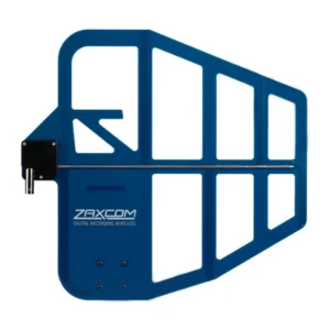 Zaxcom BlueFin 2 High Gain Directional Antenna: The other face of the BlueFin 2 antenna, with its stand mount on the opposite side.