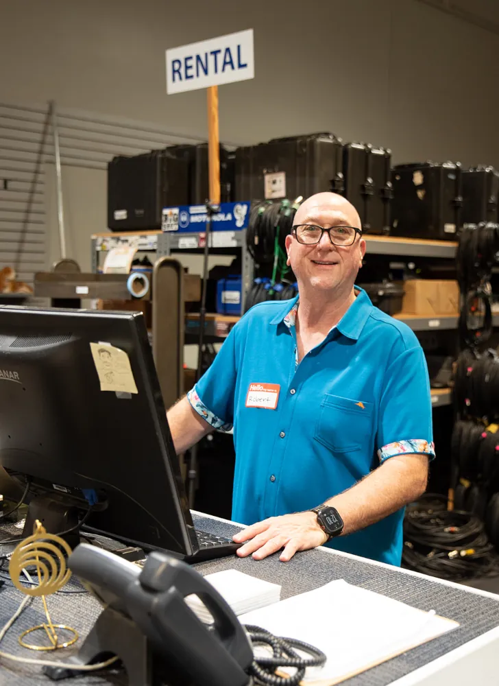trew audio rental department